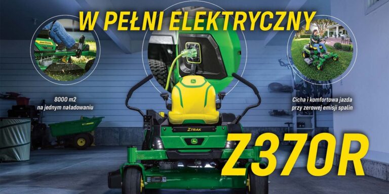Nowa kosiarka Z370R Electric ZTrak™ od John Deere wkracza na rynek!