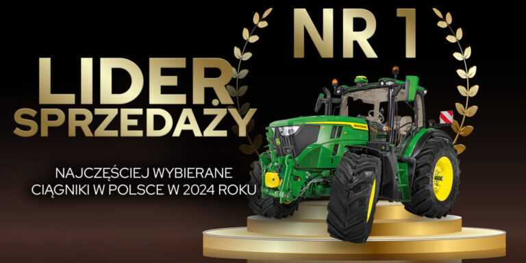 John Deere liderem sprzedaży ciągników w Polsce w 2024 roku!