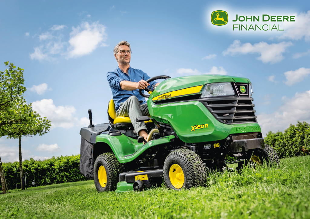2 lata 0% - Kosiarki samojezdne John Deere serii x100, x300, x500