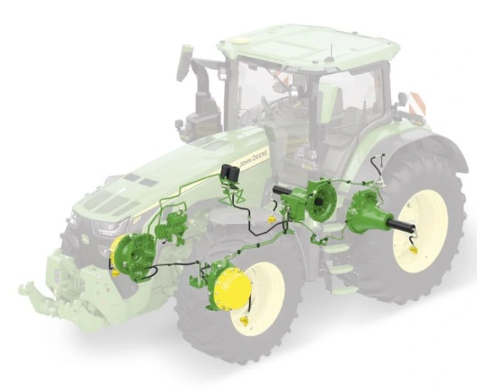Central Tyre Inflation System (CTIS) w ciągnikach John Deere 8R — jak działa? 2 centralny układ kontroli ciśnienia w oponach