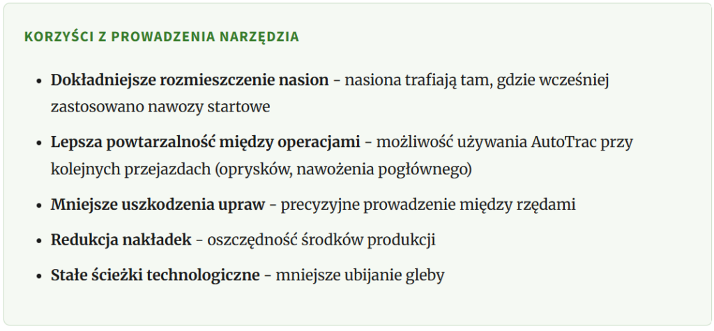 korzysci z prowadzenia narzedzia
