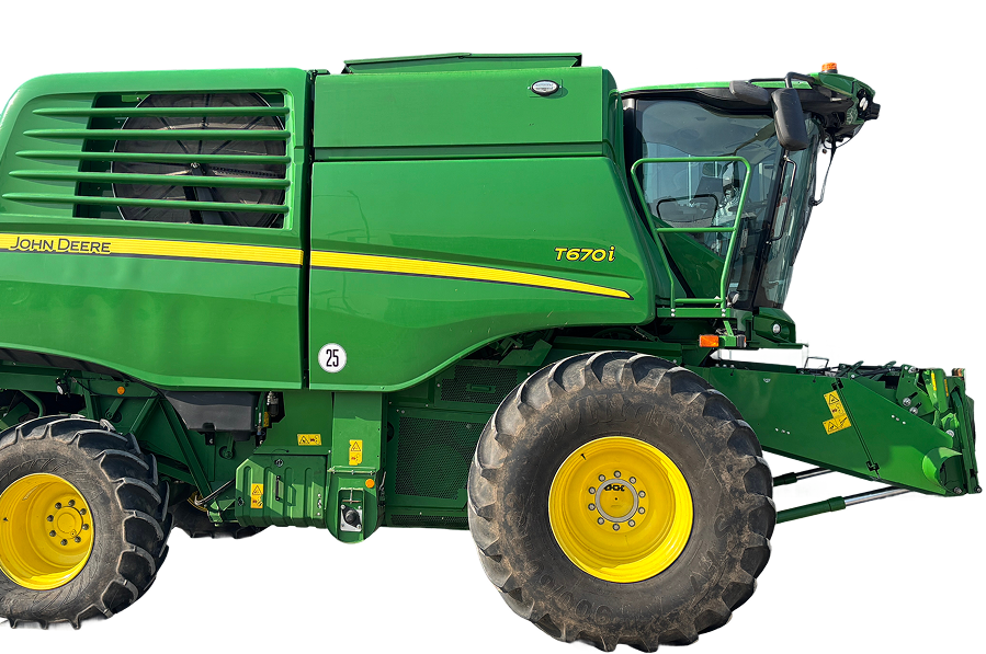 Kombajn T670i z profilu