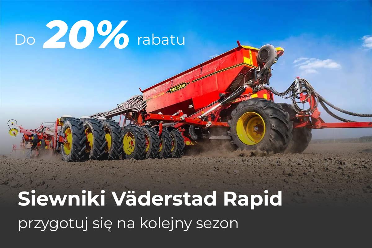 Rabat do 20% na siewniki Väderstad!